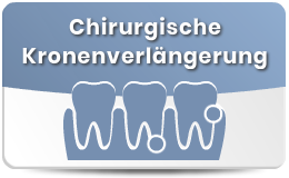 Chirurgische Kronenverlängerung